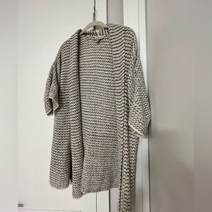 Short sleeve oversized cardigan